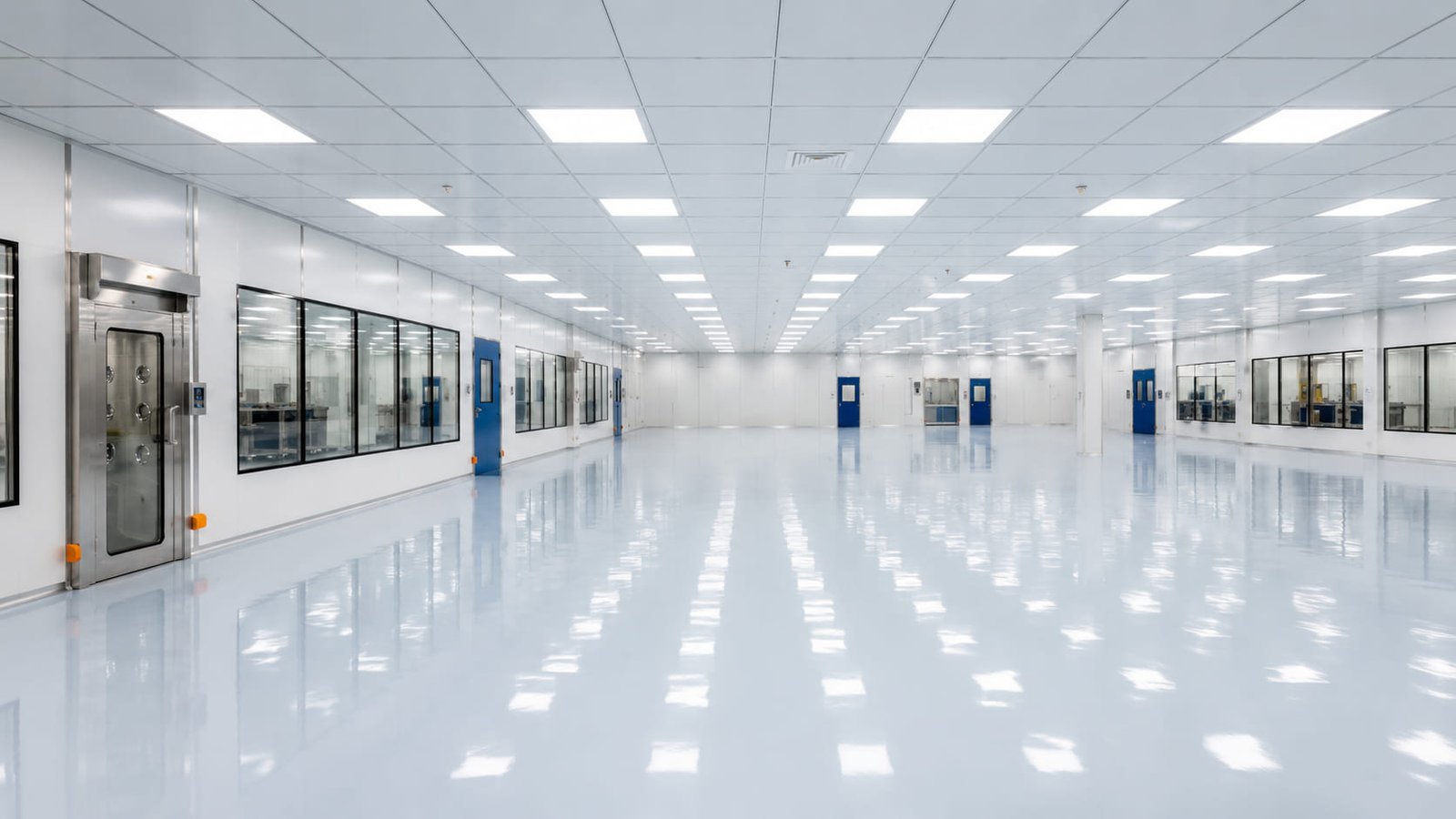 Sala limpia ISO 7 instalada por AZVIR en maquiladora de Tijuana